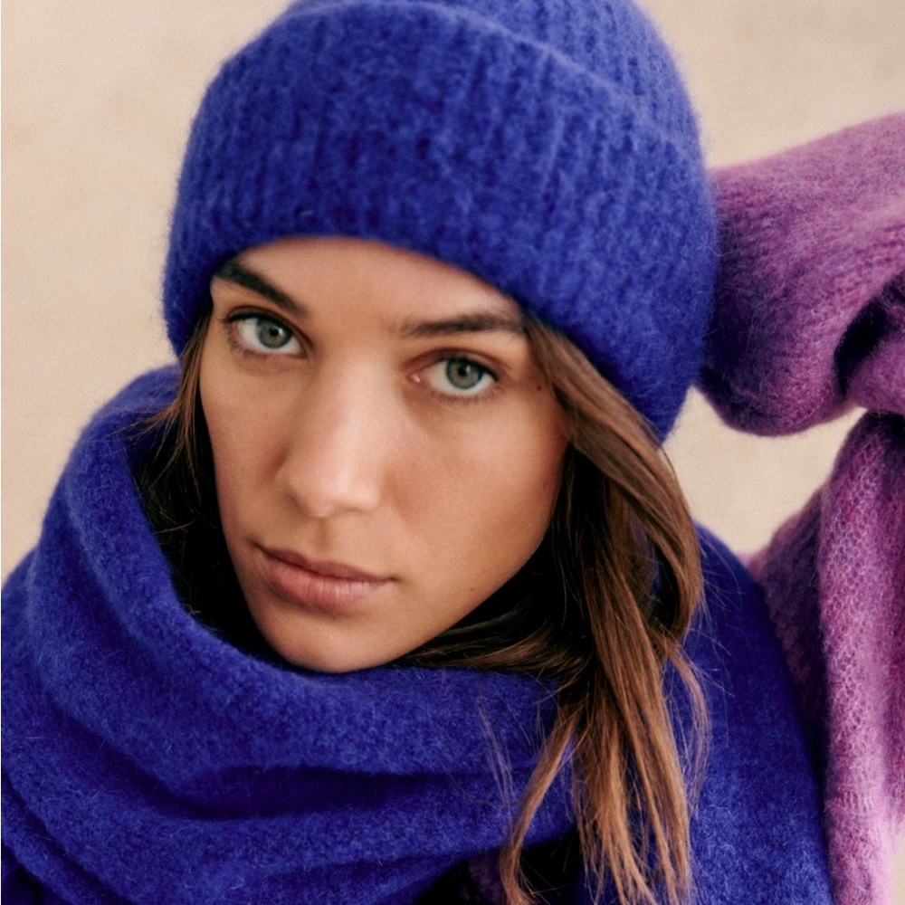 Sézane Paul Beanie in Electric Blue